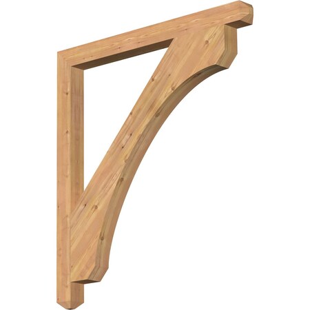 Ekena Millwork Legacy Craftsman Smooth Bracket, Western Red Cedar, 3 1/2"W x 44"D x 48"H BKT04X44X48LEC04SWR